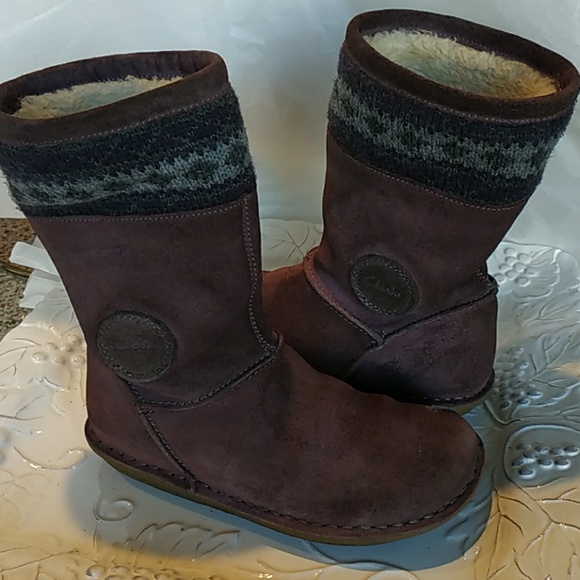 clarks girls boots size 12